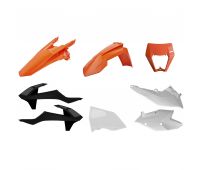 Комплект пластика (цвет оранжево-черно-белый OEM2018) KTM EXC/EXCF /17-19