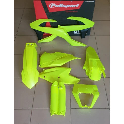 Комплект пластика желтого (цвет - FloYello) KTM EXC/EXCF /17-19