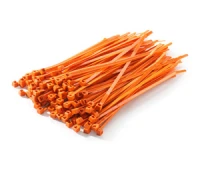 ORANGE CABLE TIES 100PK ORANGE CABLE TIES 100PK