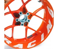 WHITE RACING RIM STICKER KIT