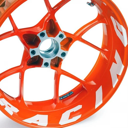 WHITE RACING RIM STICKER KIT