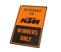 Табличка металлическая KTM Winners Only
