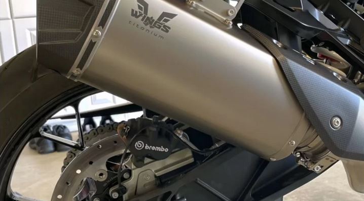 Титановый прямоток на cbr1100xx